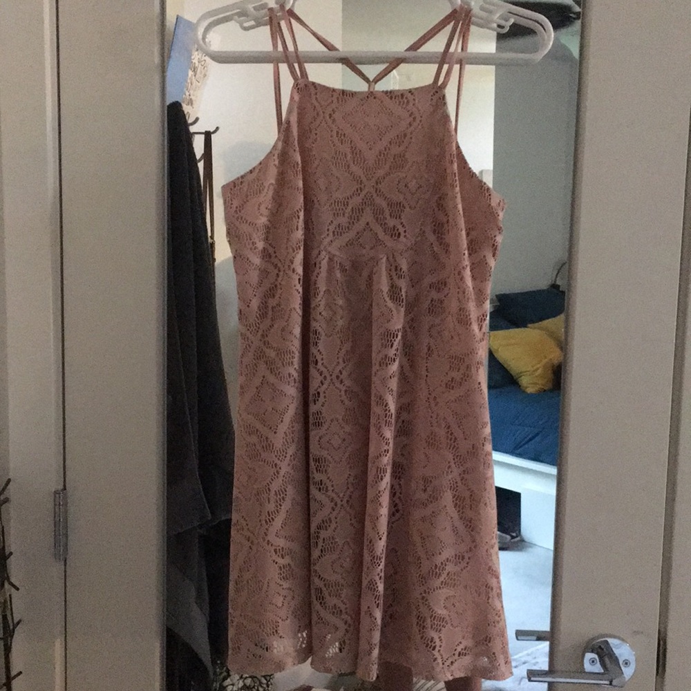 soft pink dress